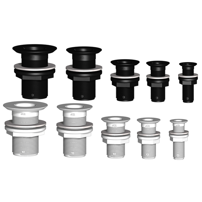 Tru Design Plastics Ltd. Thru-Hull Flush Mount (Recessed Skin Fitting)