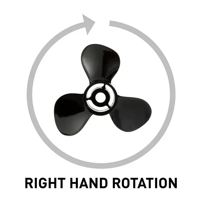 Mercury/Quicksilver Black Diamond Aluminum Propeller RH Rotation