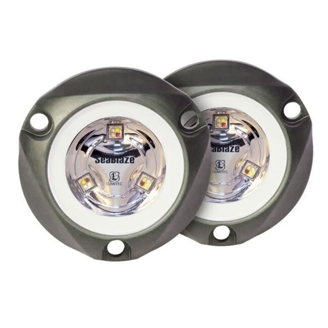 Lumitec SeaBlaze Mini LED Underwater Light - Blue -  2 pack