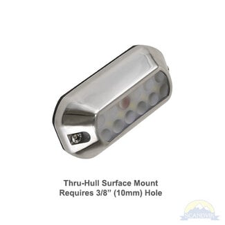 Scandvik LED  U-12 Underwater Lights White Surface Mount