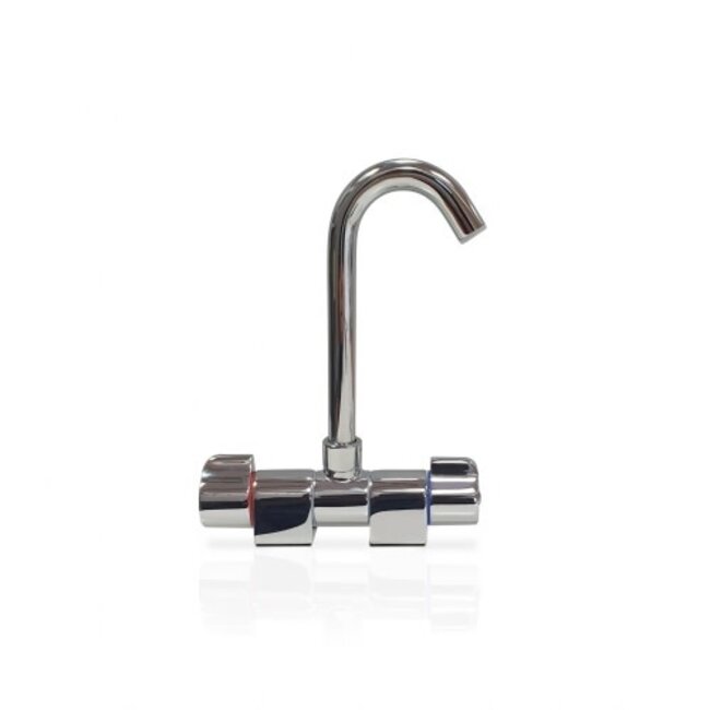Scandvik Folding Mixer with High Reach Spout