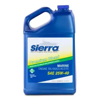 Marine Engine Oil 25W40 4-Stroke  Premium Blend 4.73L
