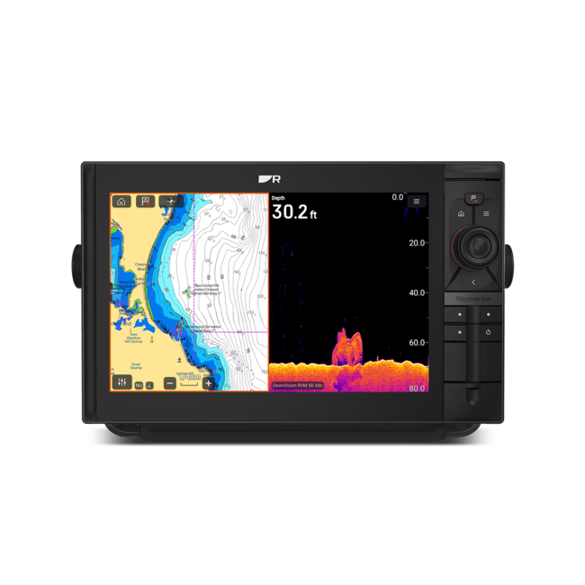 Raymarine AXIOM2 Pro 12 RVM, HybridTouch 12" Multi-function Display w/ 1kW Sonar, DV, SV, RealVision 3D Sonar and LightHouse North America Chart