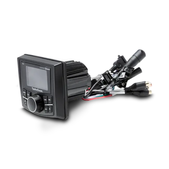 Rockford Fosgate Punch Marine Compact AM/FM/WB Digital Media Receiver 2.7" Display