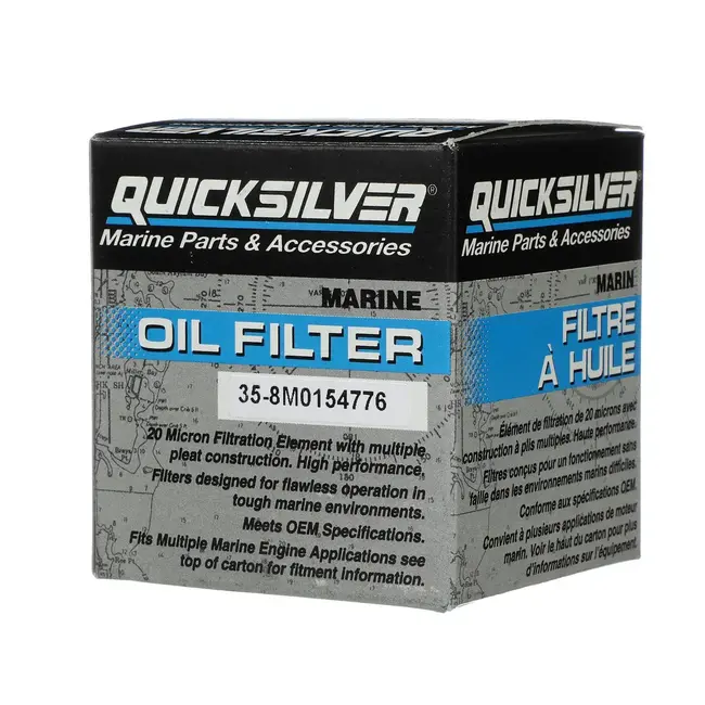 Mercury/Quicksilver 8M0154776 Oil Filter - Yamaha, Honda, Tohatsu