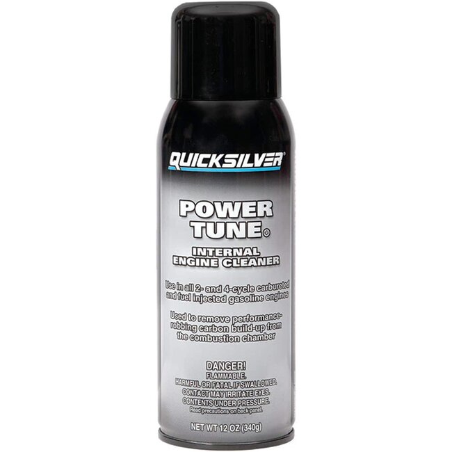 Mercury/Quicksilver 858080Q03 Power Tune Internal Engine Cleaner for 2-Stroke, 4-Stroke and Fuel-Injected Gas Engines - 12 Oz.