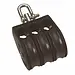 Barton Blocks Size 2 35mm Plain Bearing Pulley Block Triple With Swivel