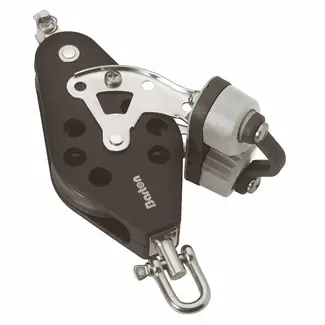 Barton Blocks Plain Bearing Pulley Fiddle Block Swivel Becket & Plastic Cam Size 3 30/58mm