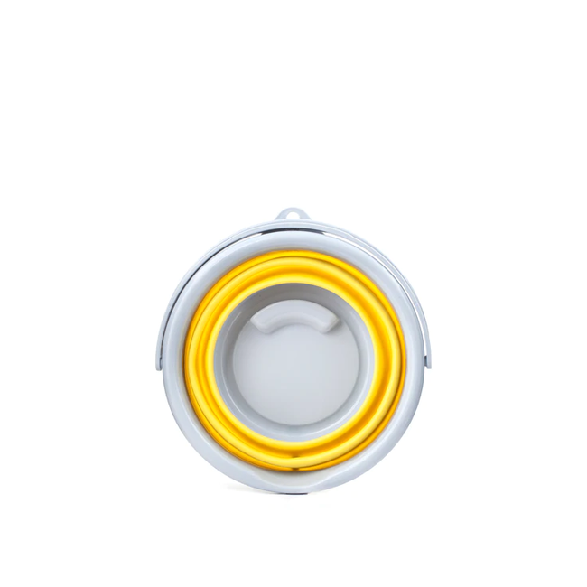 Kikkerland Designs Collapsible Bucket 5L Yellow