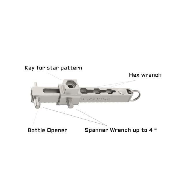 Mantus Marine Mantus Universal Deck Fill Lid Key (MAD KEY)