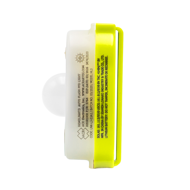 ACR HemiLight™3 MED and SOLAS Life Jacket Light (replaced by FW1360 )