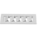 DetMar Louvered Vent White