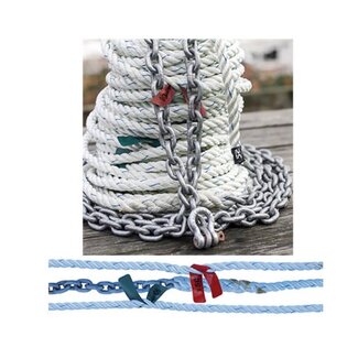 Titan Titan 8 -Strand Anchor Rode - 5/8" x 150' Rope,  5/16" x 50' Chain