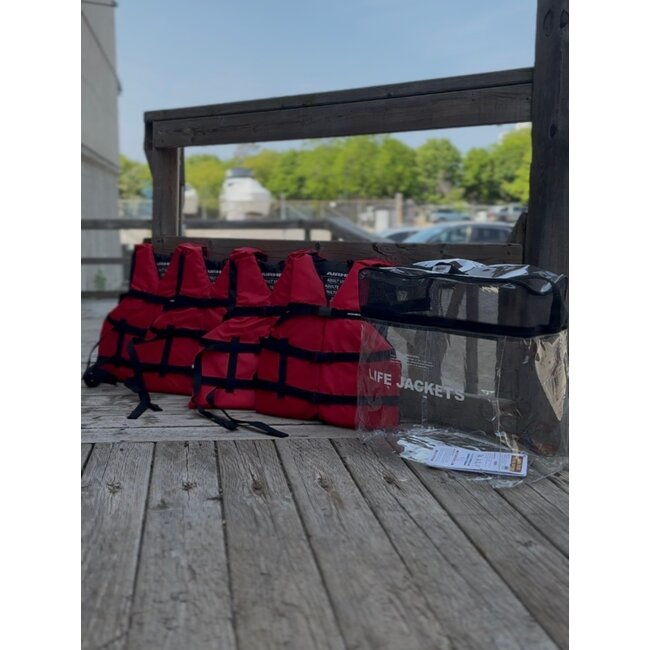 Marine Safety Lifejacket 4pk with Bag PFD