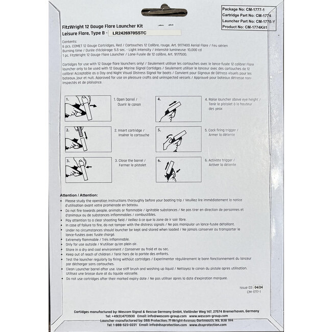 Comet Comet Flare Twin 6pk Gun Kit Comet