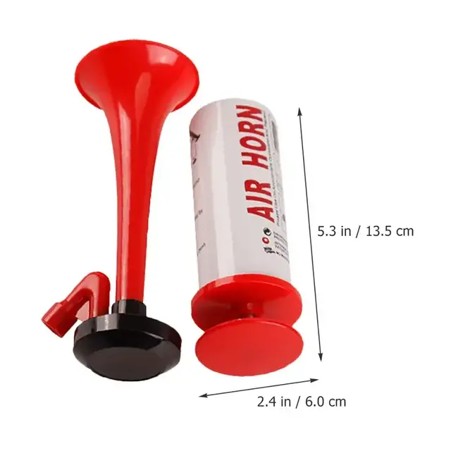 Horn, Air Pump Red Plastic