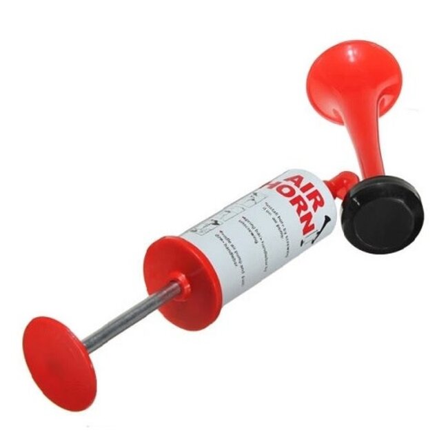 Horn, Air Pump Red Plastic