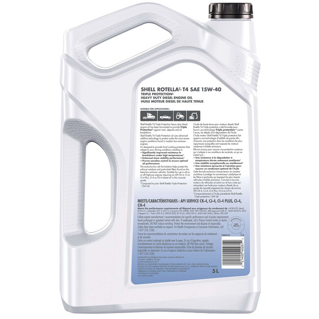 Shell Shell Rotella T4 15W-40 Diesel Oil 5L