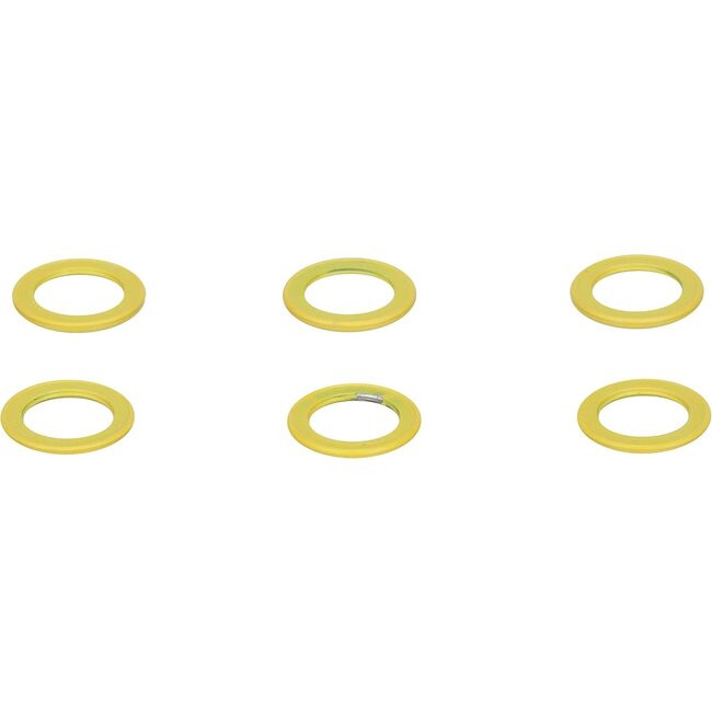 Mercury/Quicksilver 8M0204693 Gearcase Gear Lube Drain Screw Washer, Rubber Coated Fits Mercury and Mariner Outboards and MerCruiser Stern Drives 6 pack