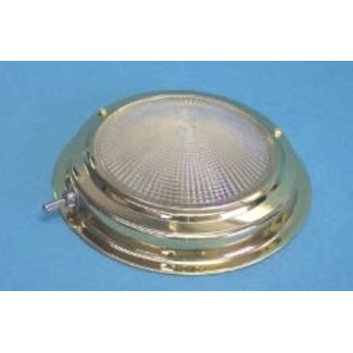 Brass Dome Light 4" - Cool White