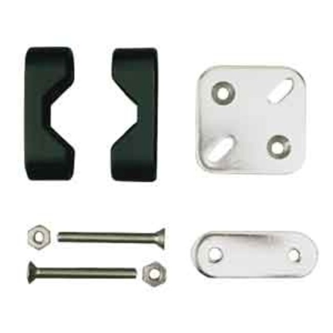 Rail Mount Bracket Black 7/8" - 1"