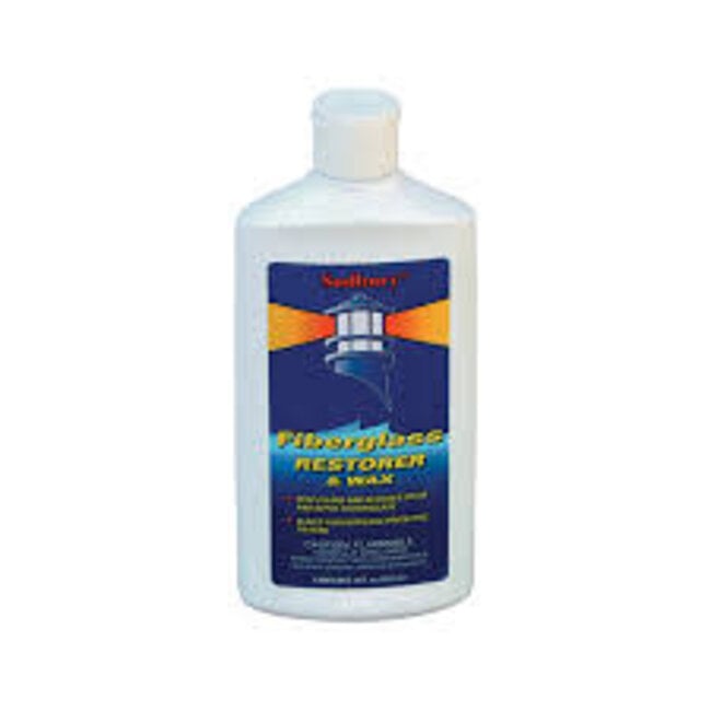 Sudbury One-Step Fiberglass Restorer and Wax, 12 oz. Liquid