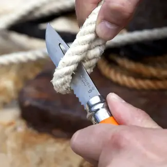 Opinel No.08 Stainless Steel Folding Knife - Marine