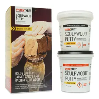 System Three SculpWood Putty 1 Quart