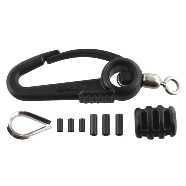 Scotty Insulating Terminal Kit with Snap Hook, Bumper & 3 Sleeves