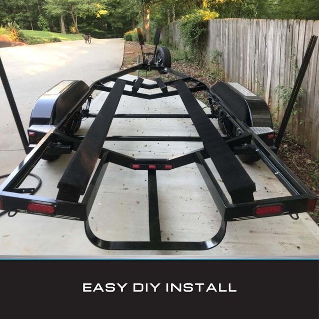 Tie Down Black Bunk Carpet 11" x 12'