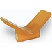 Tie Down 3 in. Amber PVC C-Bow Stop with 1/2 in. Shaft