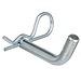 Trailer Hitch Pin 1/2" with Receiver Clip