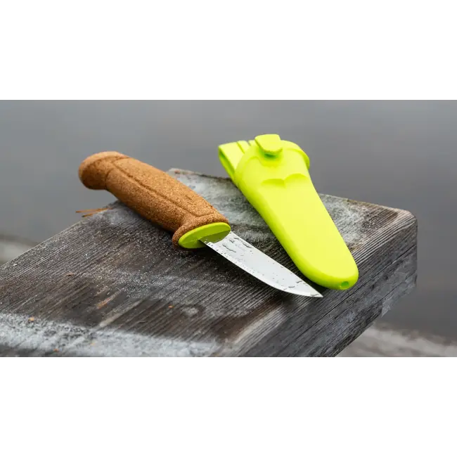 Morakniv Floating Knife Lime Green, Cork