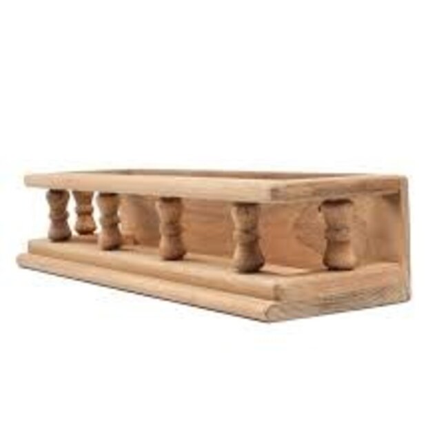 Teak Spice Rack 14"