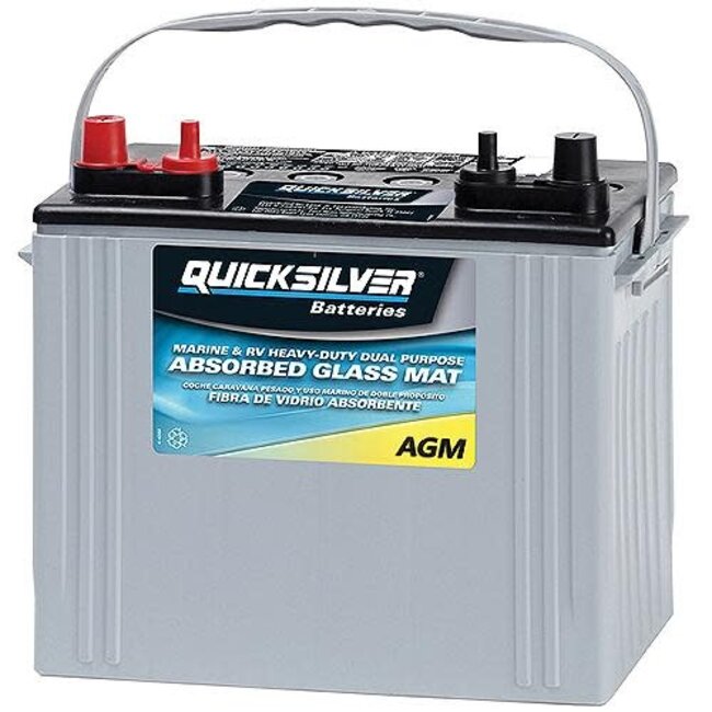 Quicksilver Batteries AGM Dual-Purpose Marine Battery