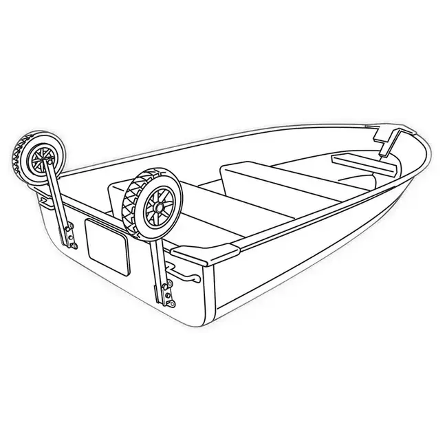 1482 Wheel A Weigh Launch Wheels with Mounting Hardware