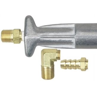 Scepter Mercury Female Connector 3/8" Barb 1/4" NPT & 90 ° Elbow
