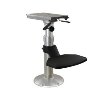 Springfield Marine Offshore Pedestal w/Slide - 25-1/4" to 32-3/4" With Footrest