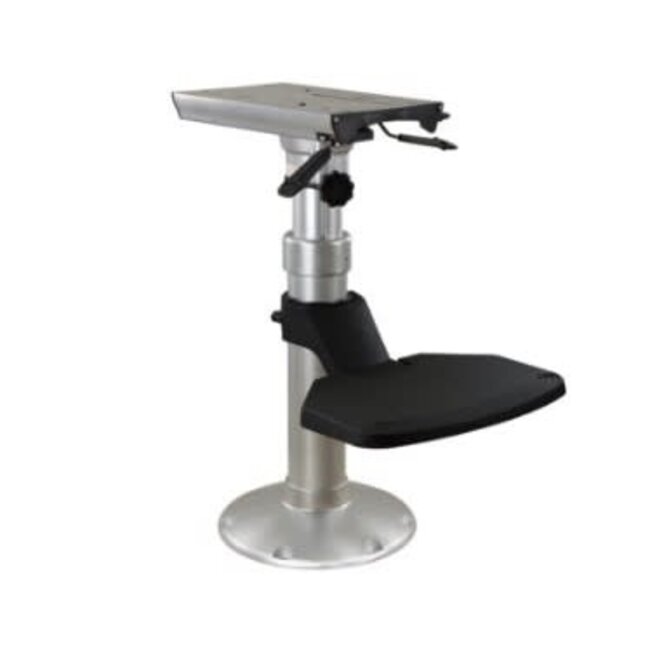 Springfield Marine Offshore Pedestal w/Slide - 25-1/4" to 32-3/4" With Footrest CLEARANCE