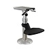 Springfield Marine Offshore Pedestal w/Slide - 25-1/4" to 32-3/4" With Footrest
