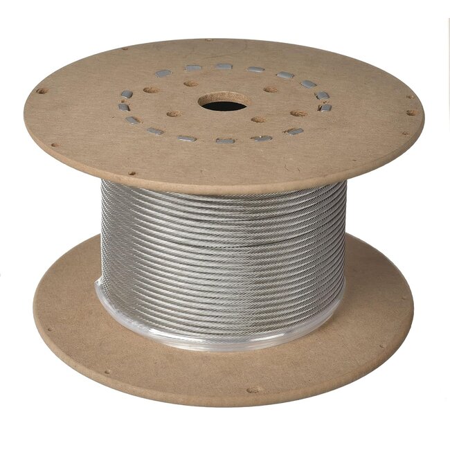 Vanguard Steel Rigging Wire 1/8" 7x19 304 Stainless Steel