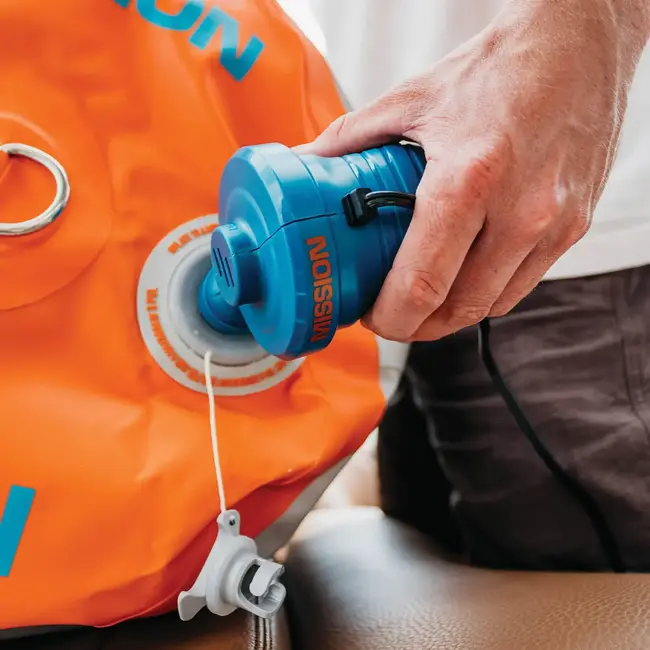Mission Outdoor 12v DC Electric Pump | Low Pressure Air Pump for Inflatables