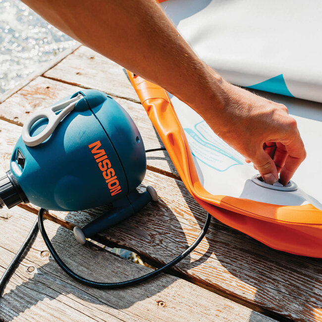 Mission Outdoor 120v AC Electric Pump | High-Volume Air Pump for Inflatables