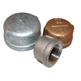 Plumbing & Fixtures Bronze Pipe Cap 1-1/2"