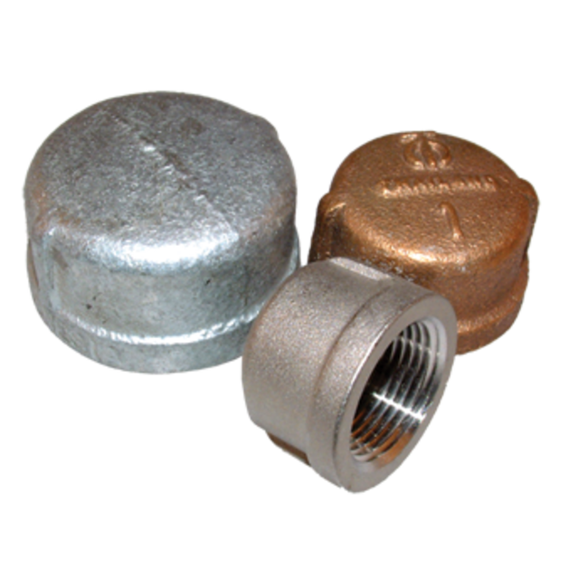 Plumbing & Fixtures Bronze Pipe Cap 1-1/2"