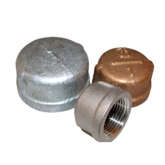 Plumbing & Fixtures Bronze Pipe Cap 1-1/4"