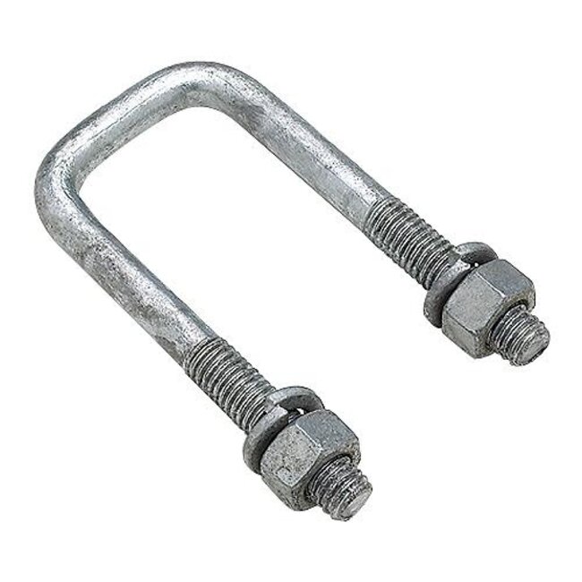 Square U-Bolt Galvanized  1/2-13x3-1/16x5-5/16