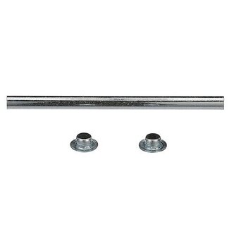 Roller Shaft w/ Pal Nuts 5/8" O.D. for 12 Roller