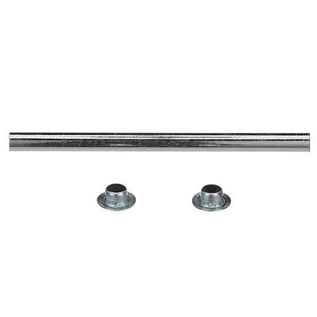Roller Shaft w/ Pal Nuts 5/8" O.D. for 12 Roller