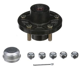 1" Painted Trailer Wheel Hub
